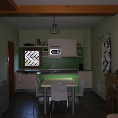 Pocitniska Hisa Pri Kustrcu Daire Grahovo ob Baci Dış mekan fotoğraf